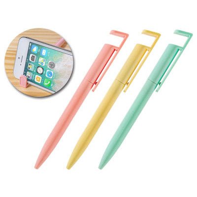 スマホスタンド付き抗菌ボールペン - 販促日本一