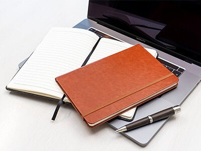 レザー調ハードカバーノートA5 - 販促日本一