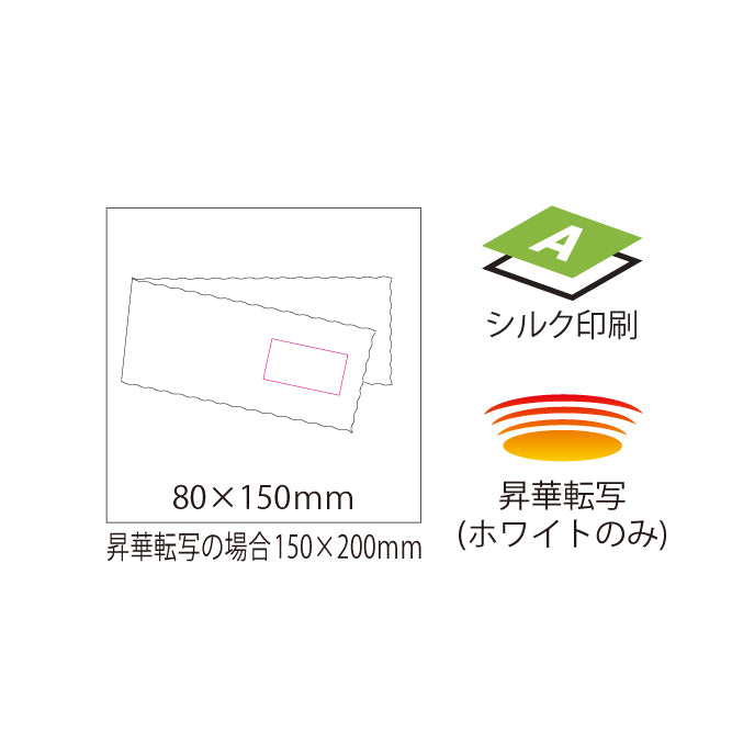 ひんやりスカーフ 名入れ箇所イメージ