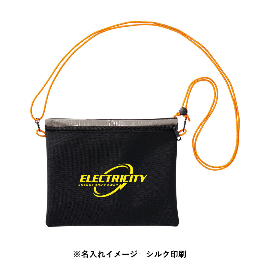 防災緊急10点セット シートインサコッシュタイプ ブラック