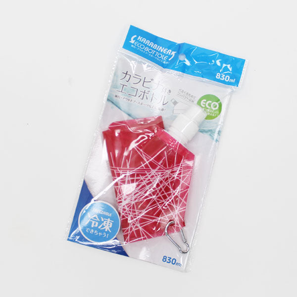 NEW カラビナ付きエコボトル 830ml