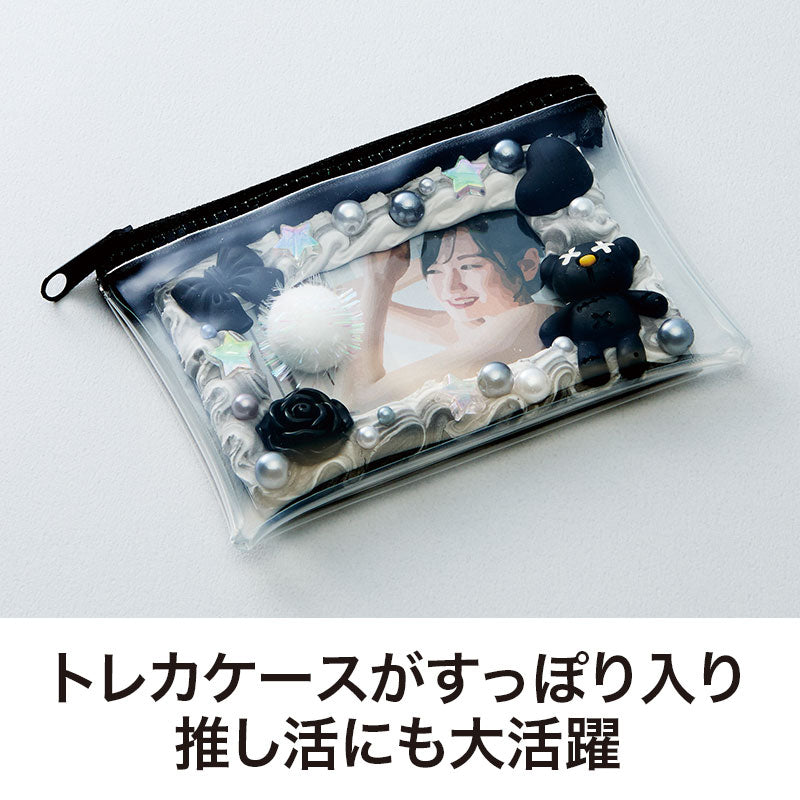 カラモ ミニウォレットポーチ パープル