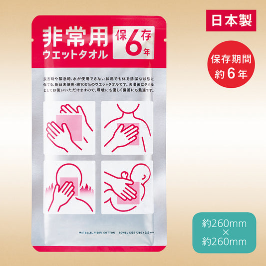 非常用ウェットタオル(6年保存)