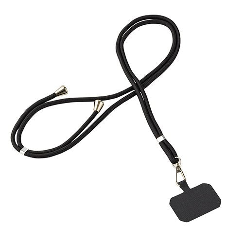 スマホケース用ストラップホルダー(黒) - 販促日本一