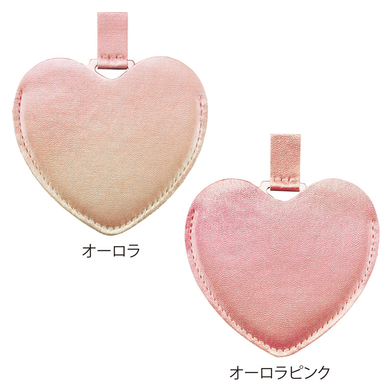 ハート型スリムプレートミラー【色指定可】