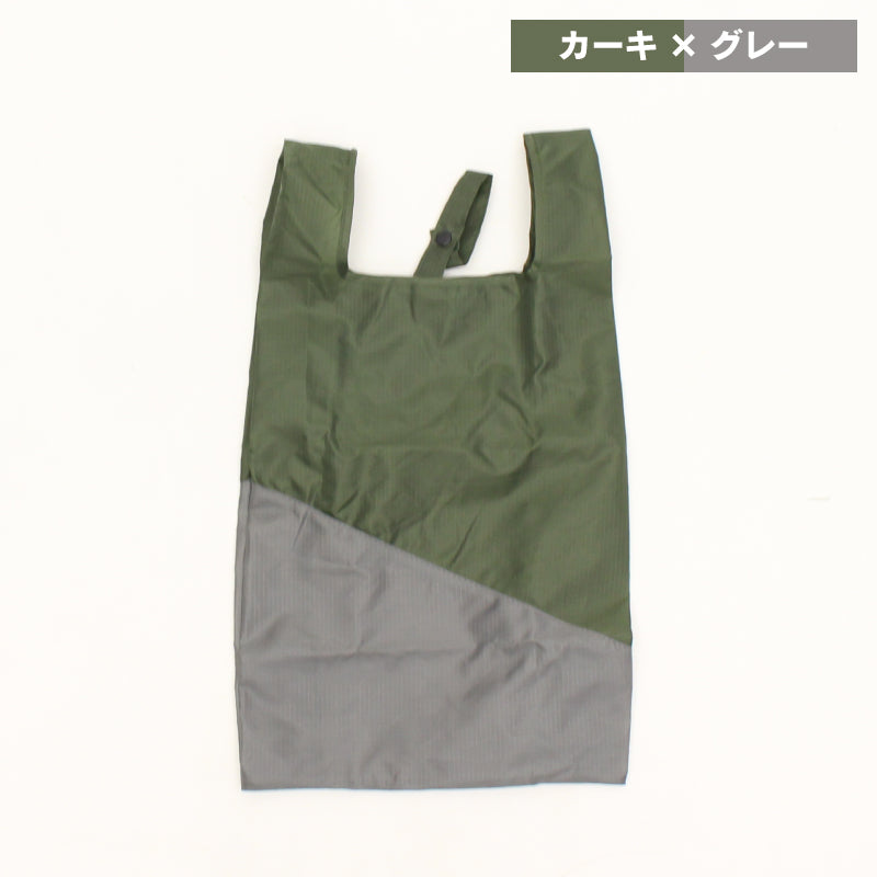 コンパクトバイカラーエコバッグ Mサイズ