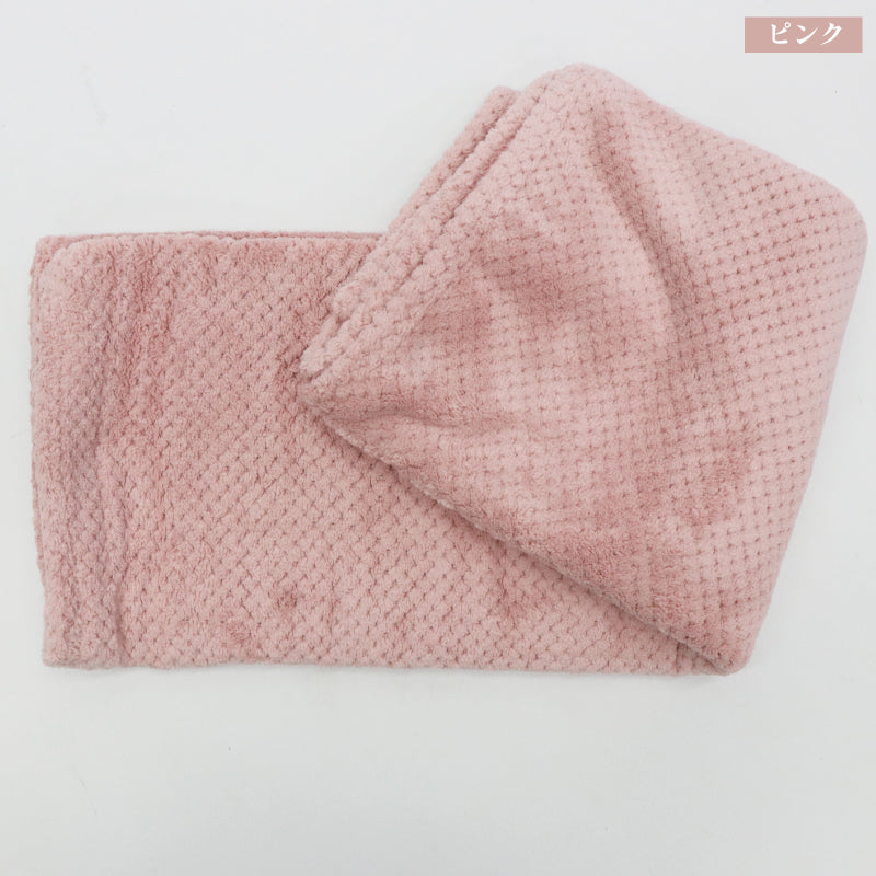 マイクロファイバーパイナップルボアバスタオル1P