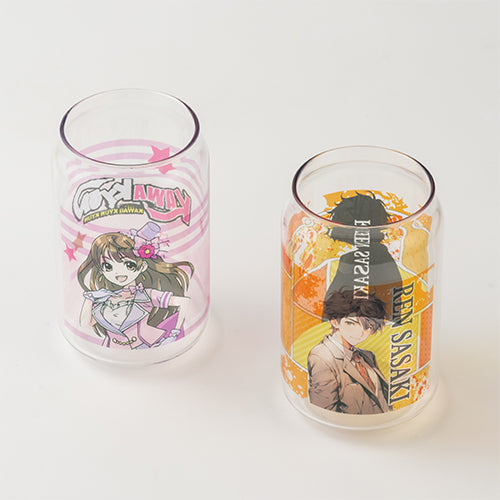 フルカラー印刷対応缶型グラス(330ml)クリア