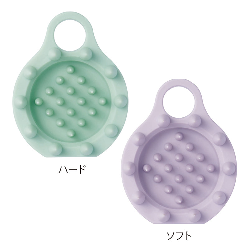 立て置き出来るフック穴付きシャンプースパブラシ【種類指定可】