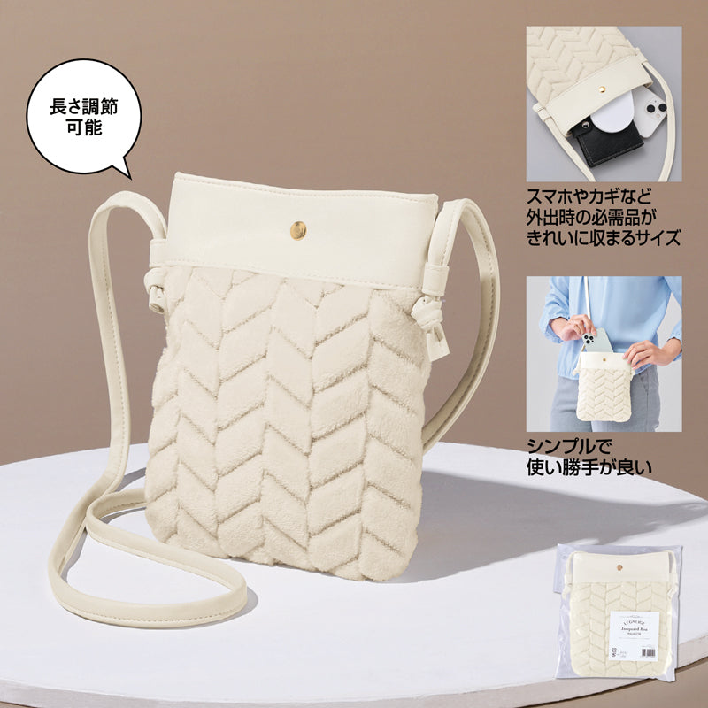 レグネージュ・ジャガードボアポシェット