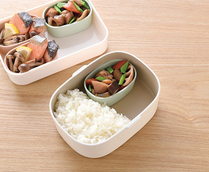 まるみの小分け保存カップ1組(オーバル) 使用イメージ