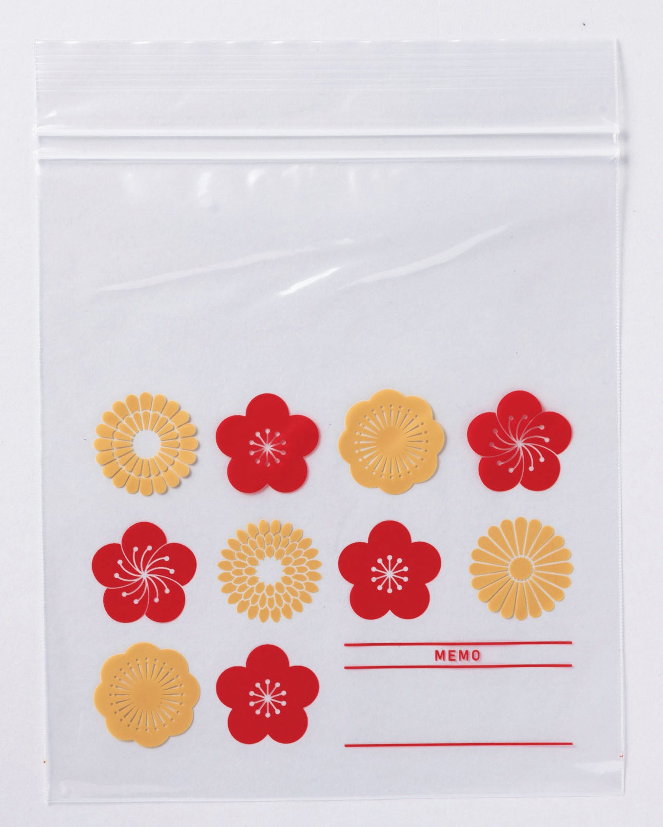 【笑門来福】フリーザーバッグ８枚セット