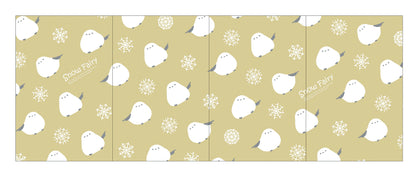 キッチンクッションマット 雪の妖精シマエナガ