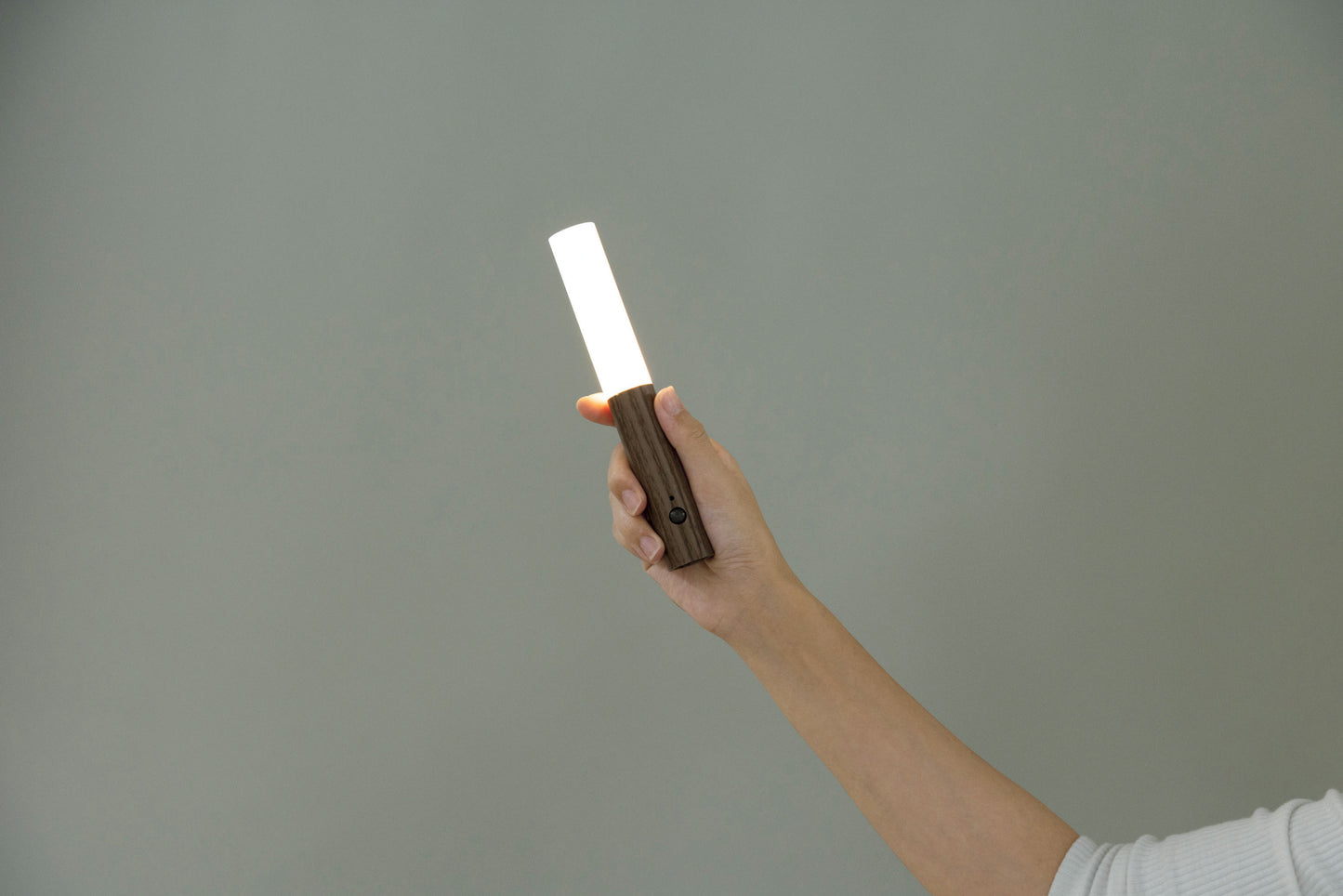 USB充電式 木目調スティックライト