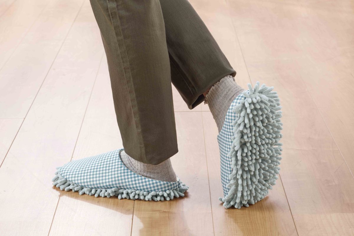 【モップン】お掃除スリッパ