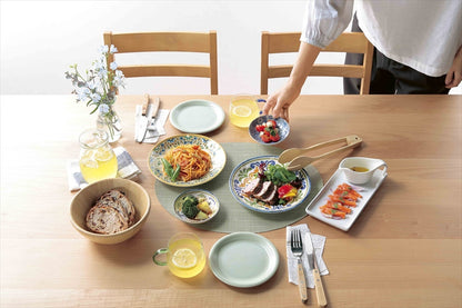 ラステリア陶器みたいなパスタプレート 　使用イメージ