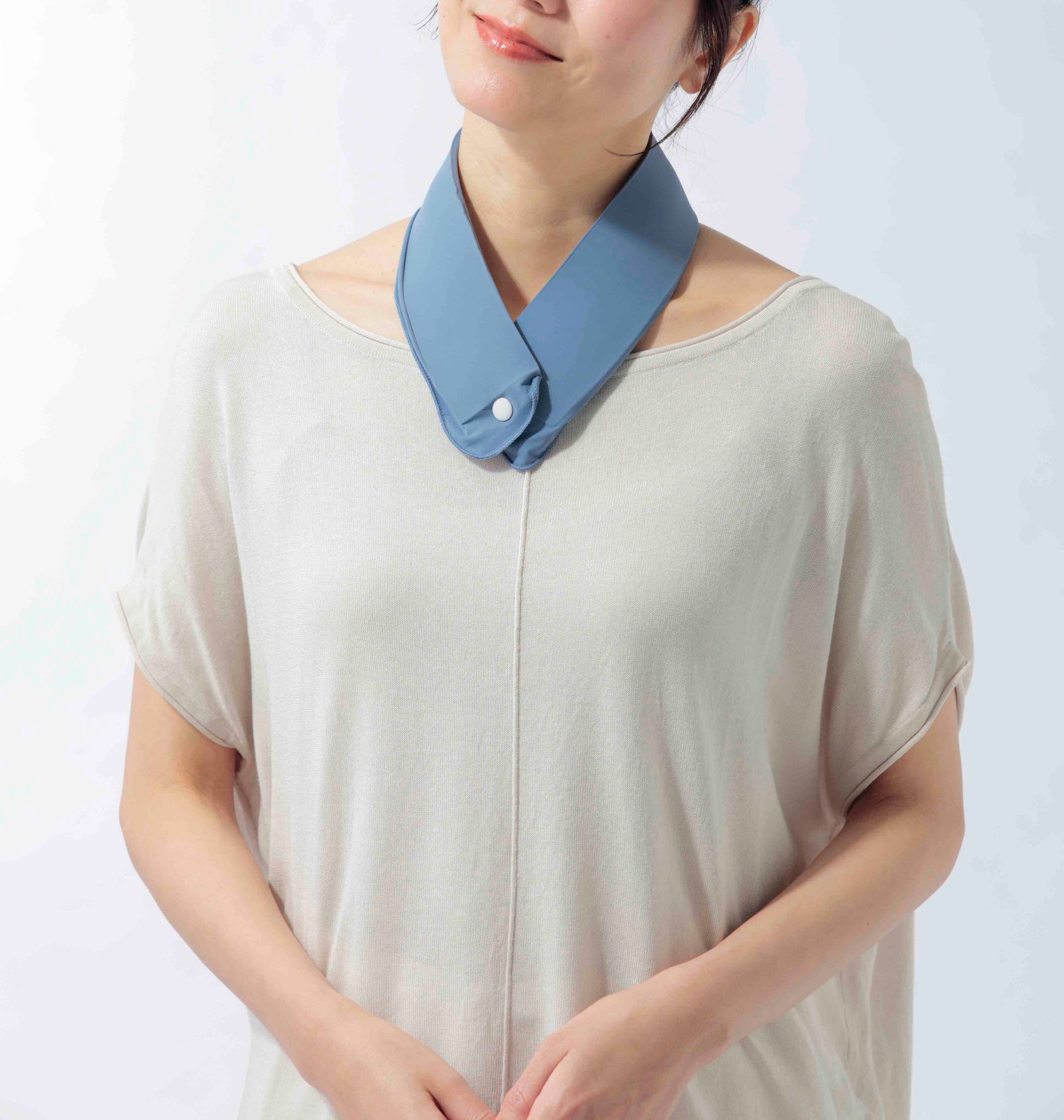 ひんやりゲルネッククーラー  使用イメージ　正面