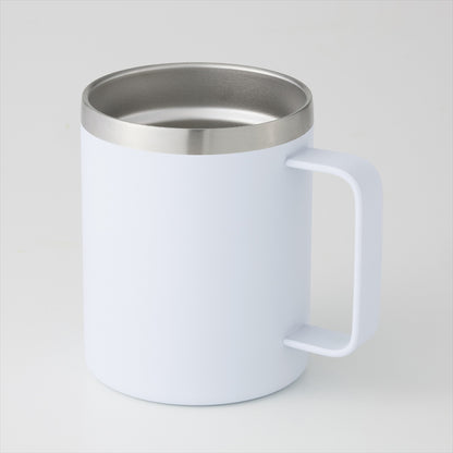 ランジュ真空ステンレスマグカップ450ml　ホワイト