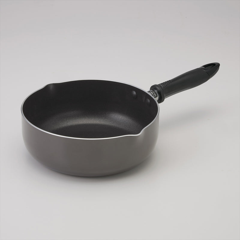IH対応フッ素加工深型フライパン20cm  アップ画像