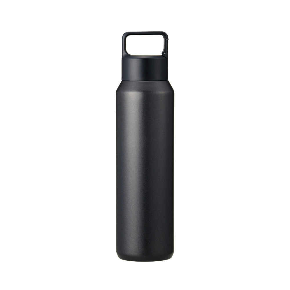 真空セラミック炭酸ボトル（800ml）　ブラック