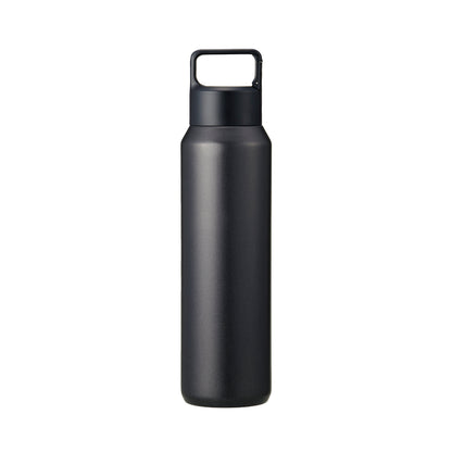 真空セラミック炭酸ボトル（800ml）　ブラック