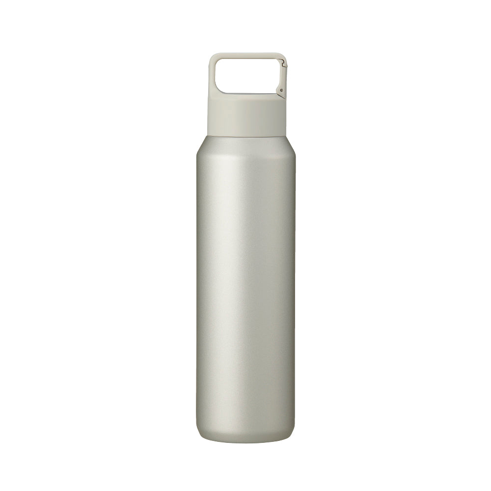 真空セラミック炭酸ボトル（800ml）　グレージュ