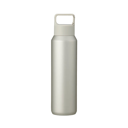 真空セラミック炭酸ボトル（800ml）　グレージュ