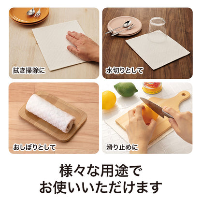 カラモ 超吸水！ecoふきんを様々な用途で使用しているイメージ