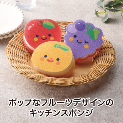 フルーツちゃん キッチンスポンジ