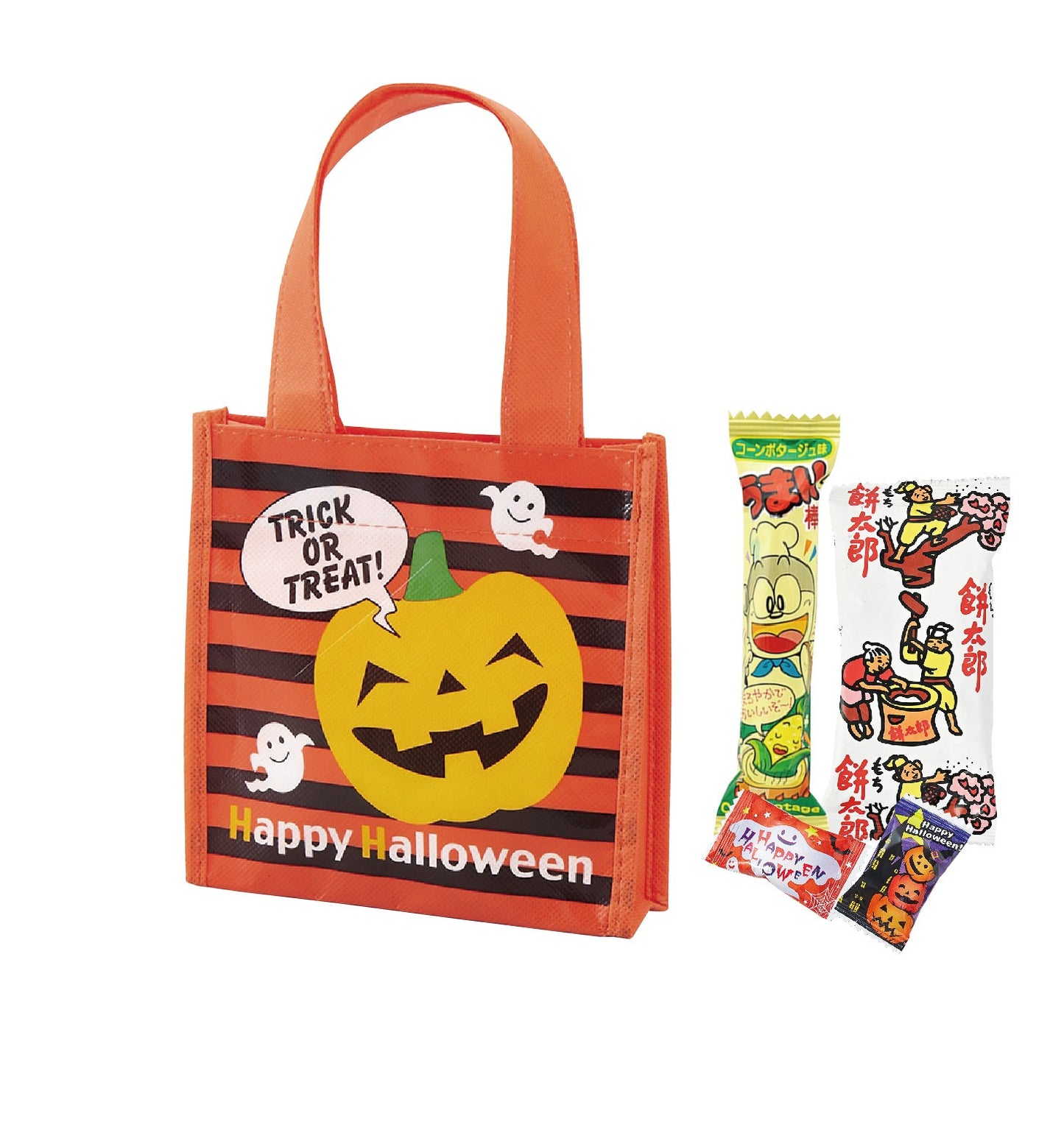 ハロウィントートお菓子入