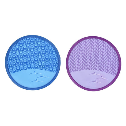 縁起柄コンパクト収納うちわ