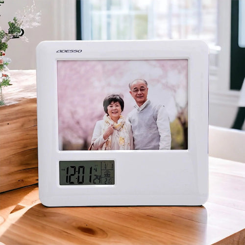 フォトフレーム電波時計　全体