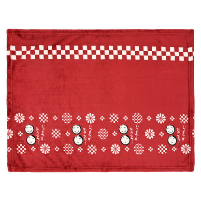 「健康長寿」ふわふわひざ掛け