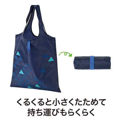 風雅日和 たためるフラットビッグエコバッグをくるくる小さくたためて持ち運びもらくらくです