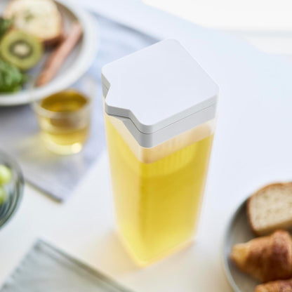 倒して置ける冷水筒 タワー ティーバッグ入れ付き