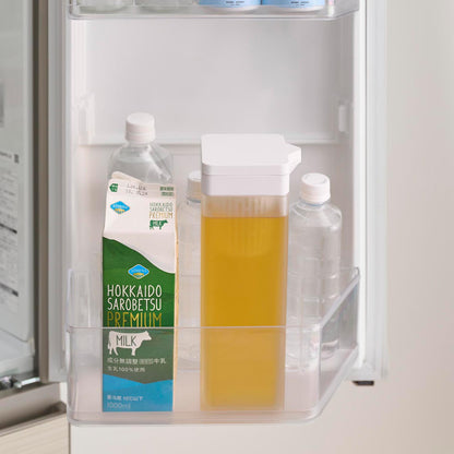 倒して置ける冷水筒 タワー ティーバッグ入れ付き