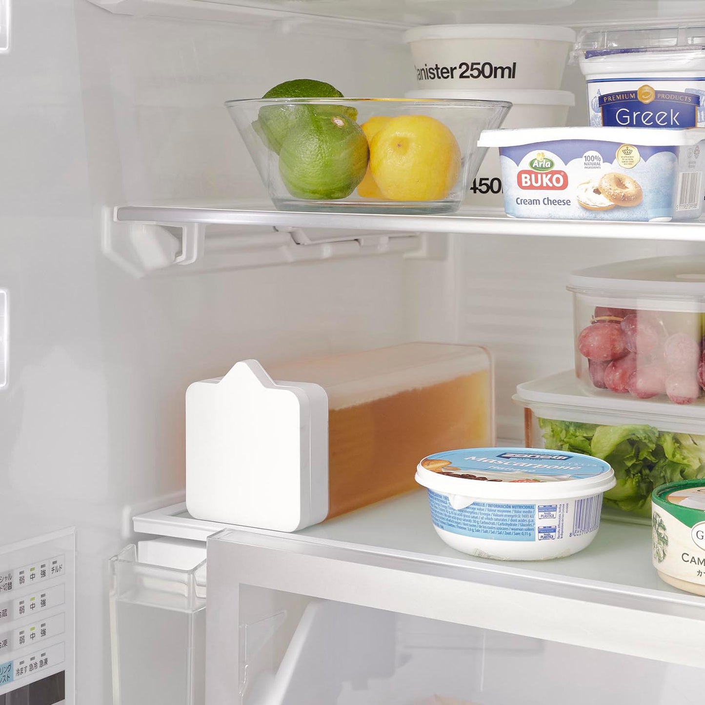 倒して置ける冷水筒 タワー ティーバッグ入れ付き