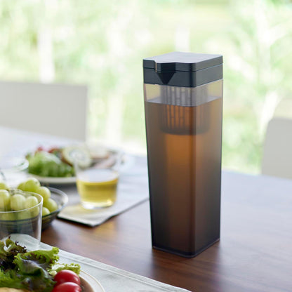 倒して置ける冷水筒 タワー ティーバッグ入れ付き