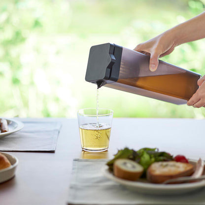 倒して置ける冷水筒 タワー ティーバッグ入れ付き