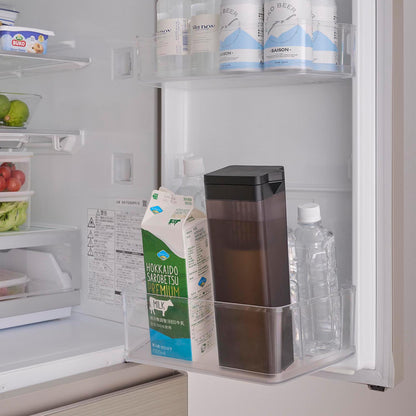 倒して置ける冷水筒 タワー ティーバッグ入れ付き