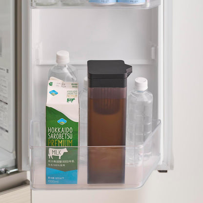 倒して置ける冷水筒 タワー ティーバッグ入れ付き