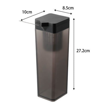 倒して置ける冷水筒 タワー ティーバッグ入れ付き