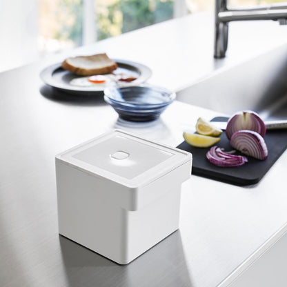 山崎実業 tower 電子レンジ・食洗機対応 ザル付き保存容器 タワー