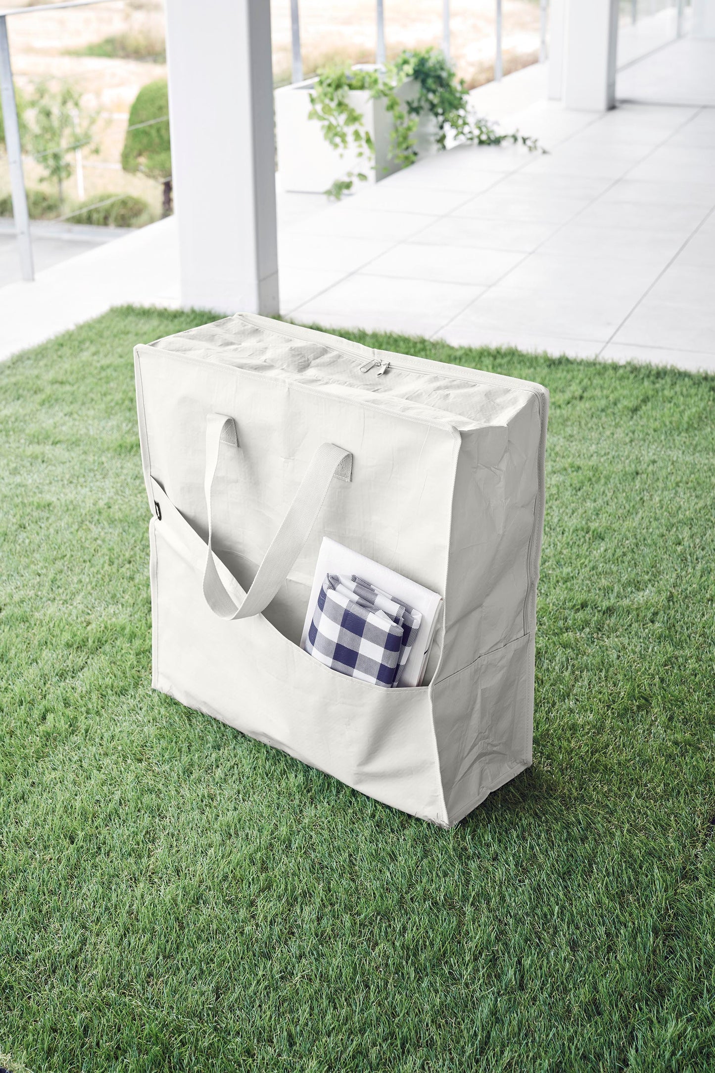 ポリエチレンシートポケット付きおもちゃ収納バッグ タワー