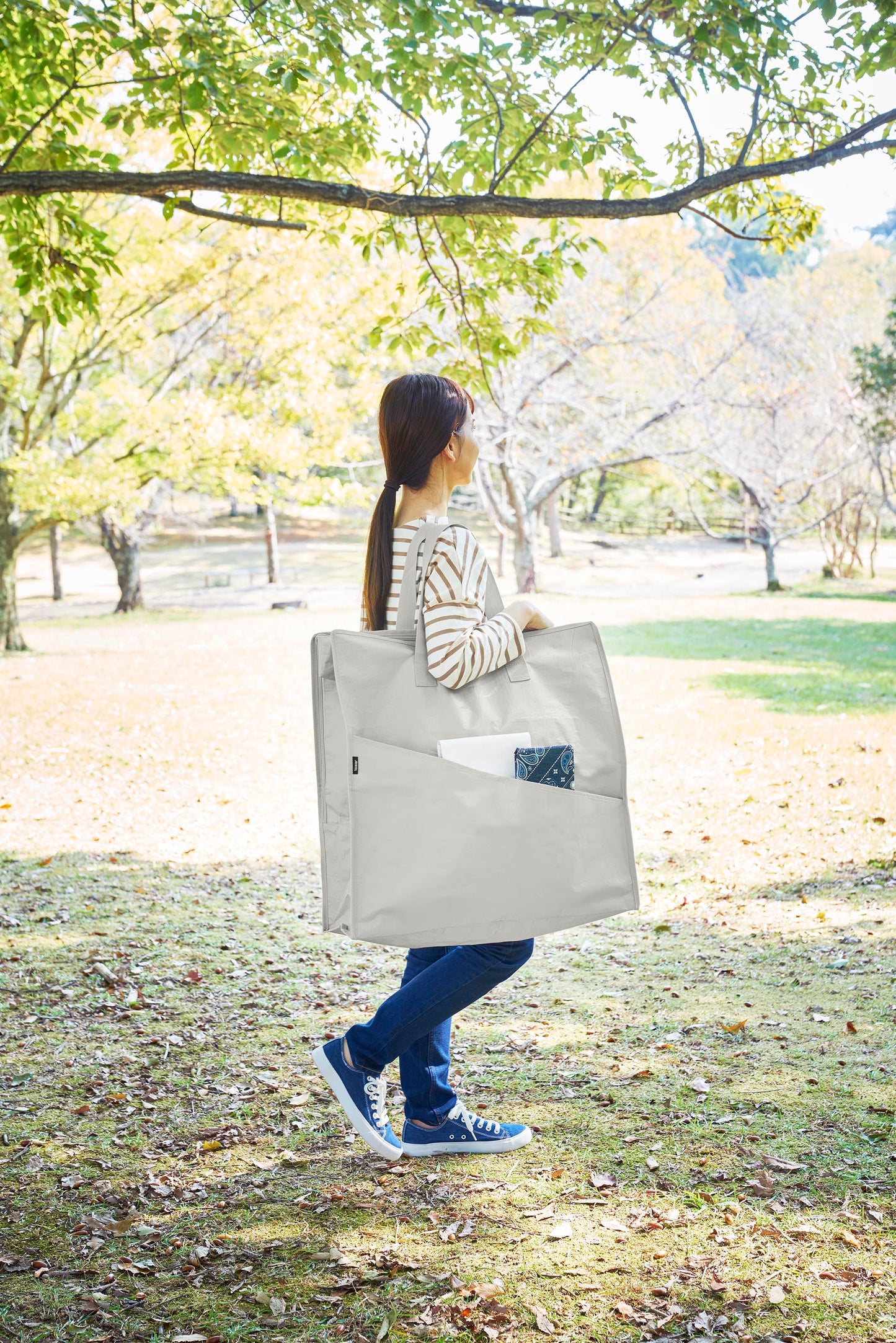 ポリエチレンシートポケット付きおもちゃ収納バッグ タワー