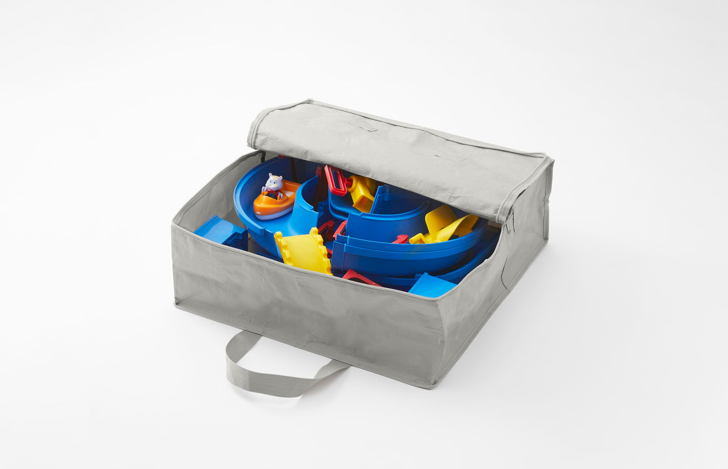 ポリエチレンシートポケット付きおもちゃ収納バッグ タワー