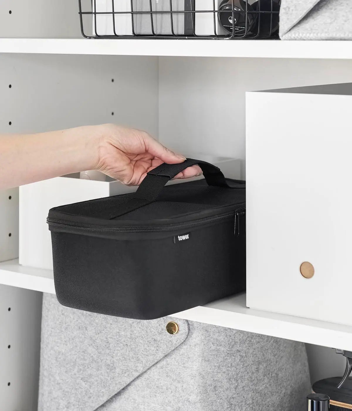 工具バッグ タワー 仕切り付き