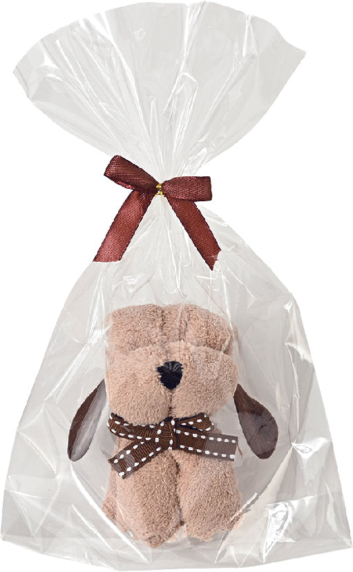 ふんわりわんこタオルハンカチ