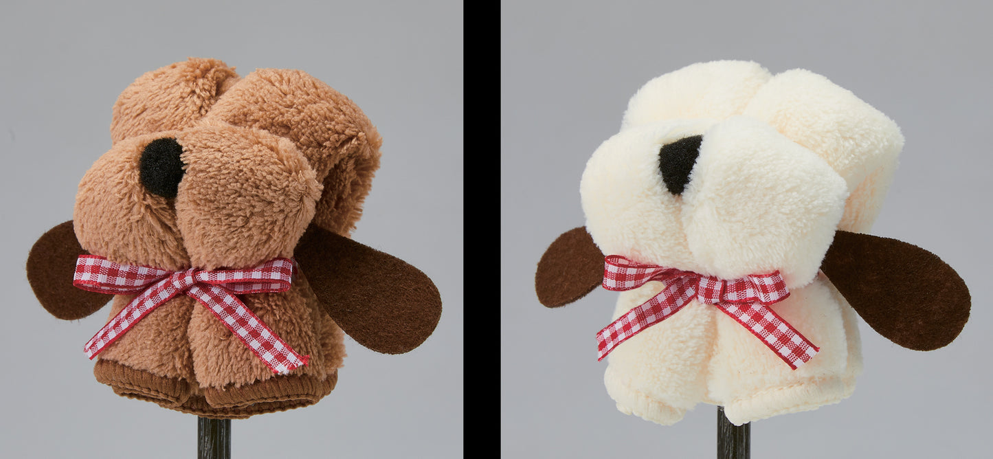 ＜FUWARI>わんわんタオルハンカチ