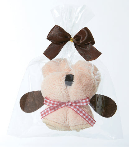 ＜FUWARI>わんわんタオルハンカチ